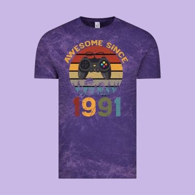 Awesome Since 1991 Vintage Tee Designed By Bettercallsaul