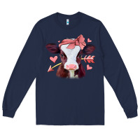 Navy valentines day baby calf Long Sleeve Tee - Jasminsmagicworld