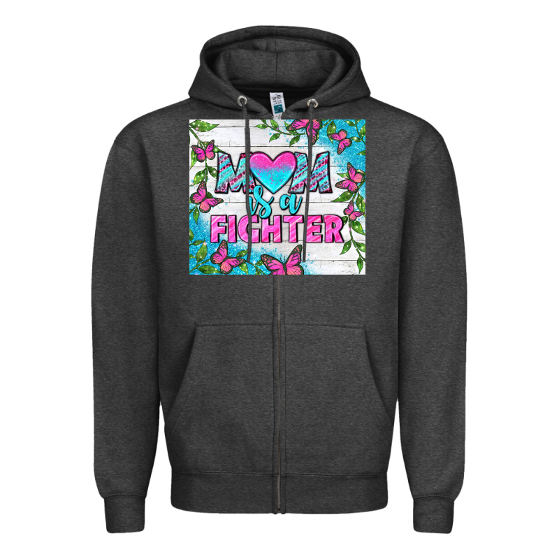 Mom Is A Fighter Tumbler Zipper Hoodie by BundleAndBundleShop | Teevron