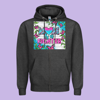 Mom Is A Fighter Tumbler Zipper Hoodie Designed By Bundleandbundleshop