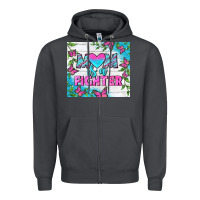 Smoke Mom Is A Fighter Tumbler Zipper Hoodie - BundleAndBundleShop
