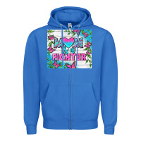 True Royal Mom Is A Fighter Tumbler Zipper Hoodie - BundleAndBundleShop
