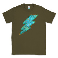 Army Green Turquoise Lightning Classic Tee - Bettercallsaul