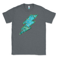 Charcoal Heather Turquoise Lightning Classic Tee - Bettercallsaul