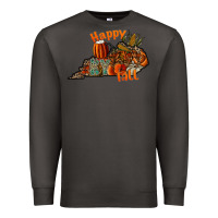 Smoke happy fall Premium Sweatshirt - CowhideDigitalArt