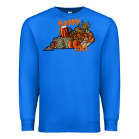 True Royal happy fall Premium Sweatshirt - CowhideDigitalArt