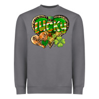 Storm Lucky heart St. Patrick's Day Heavyweight Sweatshirt - CowGirlArtShop
