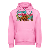 Fuchsia Pink dachshund mom Urban Hoodie - Artiststas