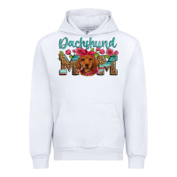 White dachshund mom Urban Hoodie - Artiststas