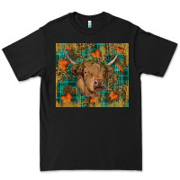 Black Western Fall Cow Premium Tee - RanaPortraitStore