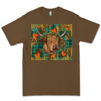 Cacao Western Fall Cow Premium Tee - RanaPortraitStore