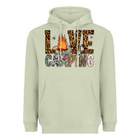 Matcha Love Camping Heavyweight Hoodie - CowhideDigitalArt