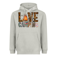 Moon Dust Love Camping Heavyweight Hoodie - CowhideDigitalArt