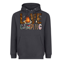 Smoke Love Camping Heavyweight Hoodie - CowhideDigitalArt