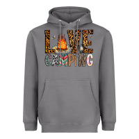 Storm Love Camping Heavyweight Hoodie - CowhideDigitalArt