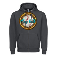 Smoke baseball with sunflower round earrings Zipper Hoodie - BundleAndBundleShop