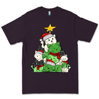 Plum Christmas cat tree Premium Tee - MaliasSmallBusiness