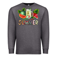 Charcoal Heather summer Premium Sweatshirt - CowhideDigitalArt
