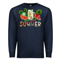 Navy summer Premium Sweatshirt - CowhideDigitalArt