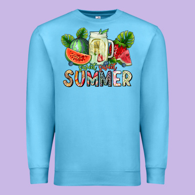 Summer Premium Sweatshirt Designed By Cowhidedigitalart