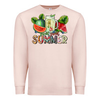 Pale Pink summer Premium Sweatshirt - CowhideDigitalArt