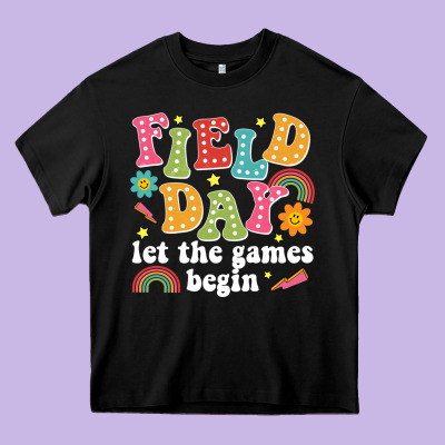 Field Day Let The Games Begin Heavy Core Tee Designed By Jahusdesignshop