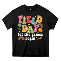 Black field day let the games begin Heavy Core Tee - JahusDesignShop