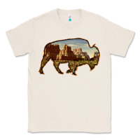 Natural Bison Silhouette Desert Landscape Classic Tee - Bettercallsaul