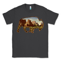 Smoke Bison Silhouette Desert Landscape Classic Tee - Bettercallsaul