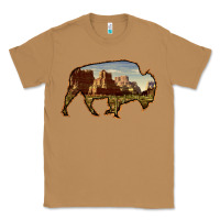 Toasted Coconut Bison Silhouette Desert Landscape Classic Tee - Bettercallsaul