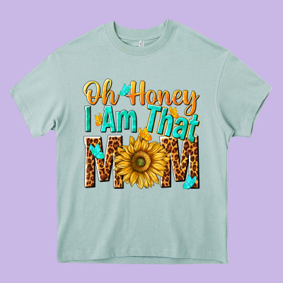 Oh Honey I Am That Mom Heavy Core Tee Designed By Nancycooperartshop