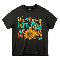 Asphalt oh honey i am that mom Heavy Core Tee - NancyCooperArtShop