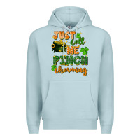 Blue Mist Just call me pinch charming St. Patricks Day Premium Hoodie - FaDigitalArtStudio