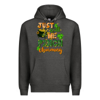Charcoal Heather Just call me pinch charming St. Patricks Day Premium Hoodie - FaDigitalArtStudio
