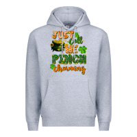Heather Grey Just call me pinch charming St. Patricks Day Premium Hoodie - FaDigitalArtStudio
