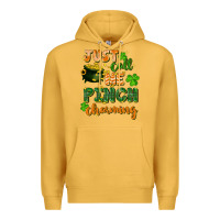 Mustard Just call me pinch charming St. Patricks Day Premium Hoodie - FaDigitalArtStudio