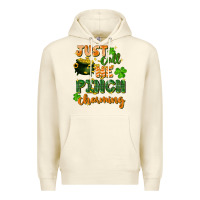 Sandshell Just call me pinch charming St. Patricks Day Premium Hoodie - FaDigitalArtStudio