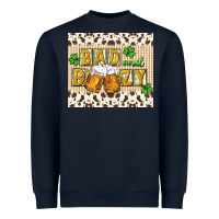 Navy Bad and boozy Heavyweight Sweatshirt - CowGirlArtShop