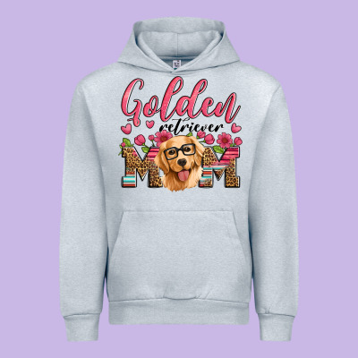 Golden Retriever Mom Urban Hoodie Designed By Artiststas
