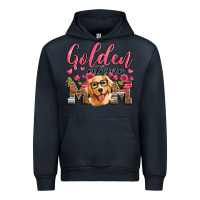 Navy golden retriever mom Urban Hoodie - Artiststas