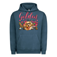 Pigment Midnight Navy golden retriever mom Urban Hoodie - Artiststas