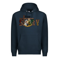Navy true story holy family Premium Hoodie - RanaPortraitStore