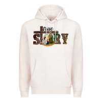 Pale Pink true story holy family Premium Hoodie - RanaPortraitStore