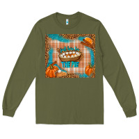 Army Green just here for the pie Long Sleeve Tee - TumblerDesignByShophia