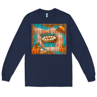 Navy just here for the pie Long Sleeve Tee - TumblerDesignByShophia