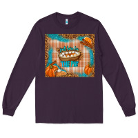 Plum just here for the pie Long Sleeve Tee - TumblerDesignByShophia