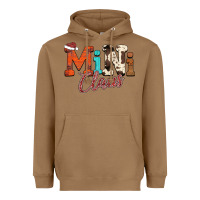 Toasted Coconut Mini Claus Heavyweight Hoodie - CowhideDigitalArt