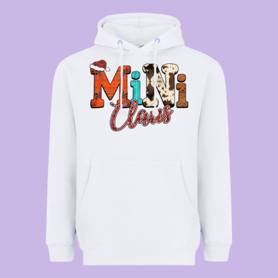 Mini Claus Heavyweight Hoodie Designed By Cowhidedigitalart