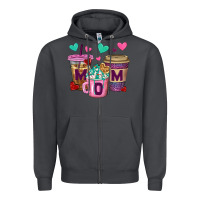Smoke Western Mom Coffee Cups Zipper Hoodie - BundleAndBundleShop