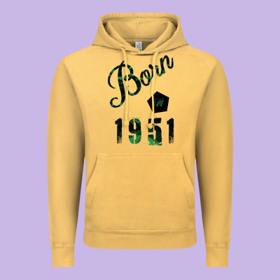 Born In 1951 Vintage Hoodie Designed By Bettercallsaul